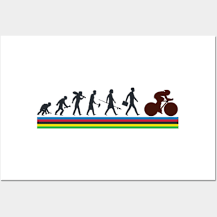 Cyclist Evolution Posters and Art